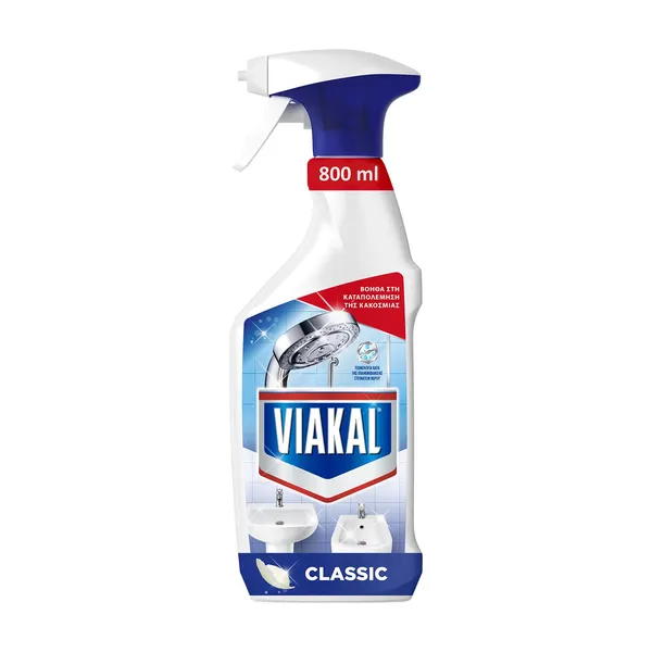 VIAKAL Καθαριστικό Σπρέι κατά των Αλάτων Classic 800ml
