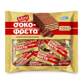 ΙΟΝ Σοκοφρέτα Γάλακτος Mini 210g