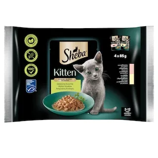 Γατοτροφή Kitchen Mix Σολομός Κοτόπουλο 4x85g