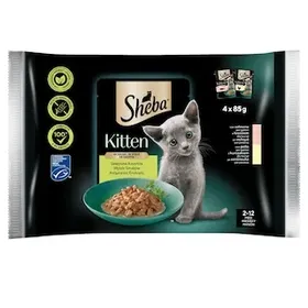 Γατοτροφή Kitchen Mix Σολομός Κοτόπουλο 4x85g