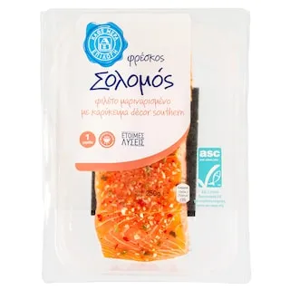 ΑΒ FRESH TO GO Σολομός Φιλέτο με Καρύκευμα Decor 250g