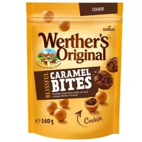 WERTHER'S ORIGINAL CARAMEL BITES COOKIES 140g
