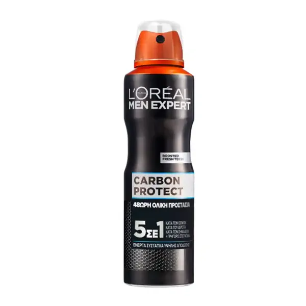 L'oreal Paris Men Expert Αποσμητικό Σπρέι Carbon Protect 150ml.