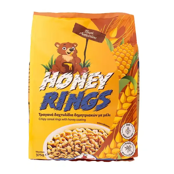 MrGrand Δημητριακά Honey Rings 375γρ.