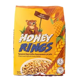 MrGrand Δημητριακά Honey Rings 375γρ.