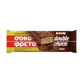 ΙΟΝ Σοκοφρέτα Γκοφρέτα Γάλακτος Double Choco 50g