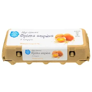 ΑΒ ΕΠΙΛΟΓΗ Αυγά Αχυρώνα Large 10 Τεμάχια 63/73g