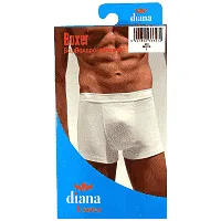 Diana Boxer Ανδρικό Λευκό Βαμβακερό Ελαστικό S-M-L-XL