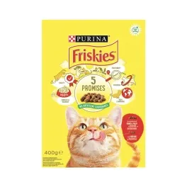 Friskies Adult Ξηρά Τροφή Γάτας Βοδινό, Συκώτι δ