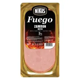 Ζαμπόν καπνιστό fuego NIKAS 120gr