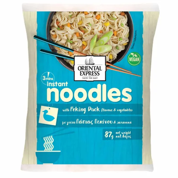 Oriental Express Noodles Με Γεύση Πάπια Πεκίνου 3' 87γρ.