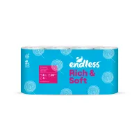 Χαρτί Υγείας 3φυλλο Rich & Soft Endless (8 ρολά *95gr)