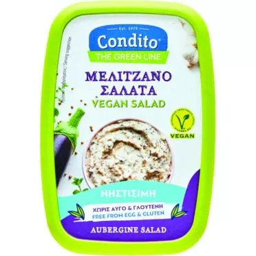 VEGAN ΜΕΛΙΤΖΑΝΟΣΑΛΑΤΑ CONDITO THE GREEN LINE 250g