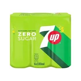 7UP Αναψυκτικό 7UP Free Κουτί 6x330ml