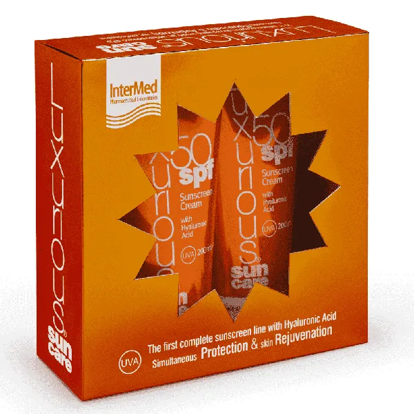 LUXURIOUS αντηλιακό προσώπου & σώματος σετ SPF50 50ml