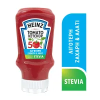 Heinz Κέτσαπ Λιγότερη Ζάχαρη & Αλάτι 435gr