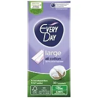 Everyday All Cotton Σερβιετάκια Large 30τεμ
