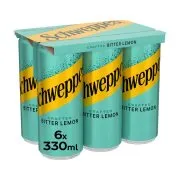 SCHWEPPES Bitter Lemon 6 x 330ml