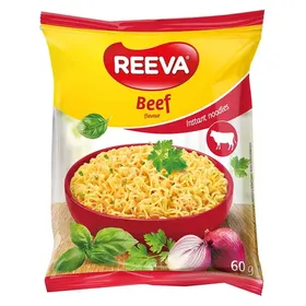 Reeva Instant Noodles Με Βοδινό 60γρ.