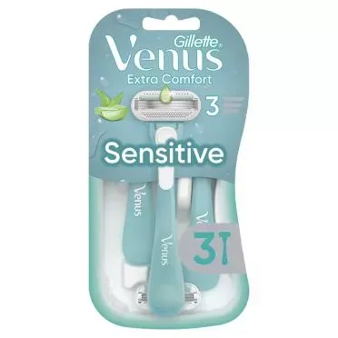 Gillette Venus Extra Comfort Sensitive Γυναικεία Ξυραφάκια Μιας Χρήσης, 3 τεμά...