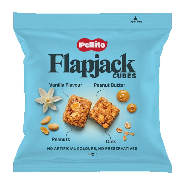 CUBES PEANUT BUTTER, PEANUTS, OATS Vanilla Flavour, Cocoa