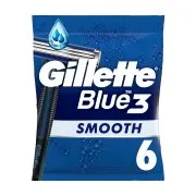 GILLETTE Blue 3 Ξυραφάκια Μιας Χρήσης Smooth 6τεμ