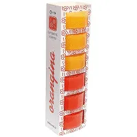 Saitis Κεριά Ρεσώ Πολυκαρβονικά Σομόν Orangina 6x40gr
