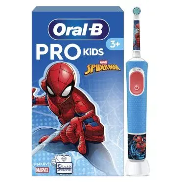 Oral-B Vitality Pro Ηλεκτρική Οδοντόβουρτσα Spider-Man, Για Παιδιά 3+ Ετών 1 τεμ.