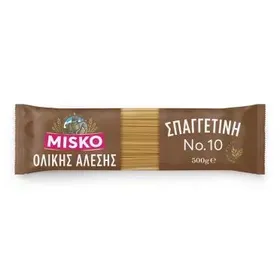 MISKO MAKAPΟΝΙΑ ΣΠΑΓΓΕΤΙΝΗ Νο10 ΟΛΙΚΗΣ ΑΛΕΣΗΣ 500GR