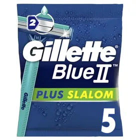 GILLETTE Ξυριστική Μηχανή Μιας Χρήσης Plus Slalom 5 Τεμάχια