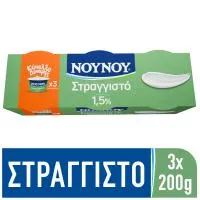 NOYNOY Γιαούρτι Στραγγιστό 1,5% 3X200gr