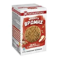 Μπισκότα με Βρώμη, Μήλο & Ξηρούς Καρπούς Παπαδοπούλου 150g