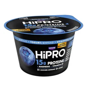 HIPRO Επιδόρπιο Γιαουρτιού HiPro Proteine Μύρτιλο