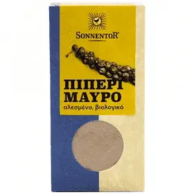 Sonnentor Πιπέρι Μαύρο Αλεσμένο Bio 50g