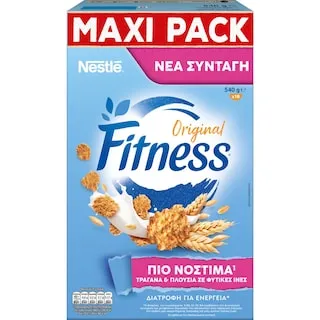 FITNESS Δημητριακά Νιφάδες Σιταριού 540g