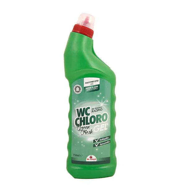 Υγρό Gel Καθαριστικό Τουαλέτας Green 750ml.