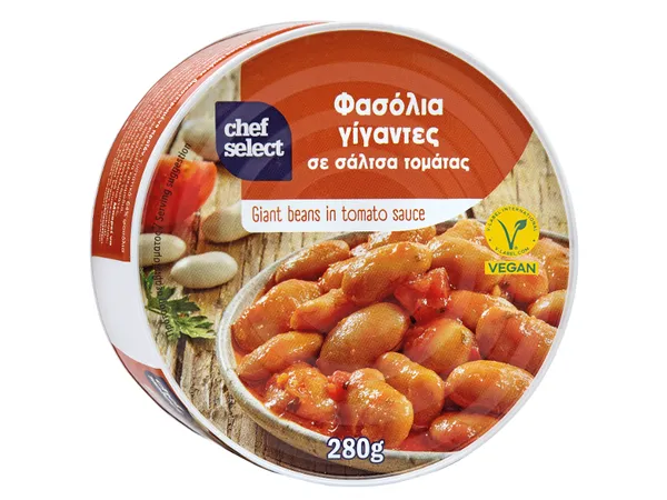 Φασόλια γίγαντες σε σάλτσα τομάτας