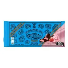 Παυλίδης Σοκολάτα Υγείας Κρέμα Φράουλα 100G