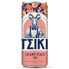 TSIKI Σόδα Ροδάκινο Κουτί 330ml