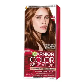 L'oreal Garnier Color Sensation Βαφή Μαλλιών No6.35 Ζεστό Καφέ 40ml.