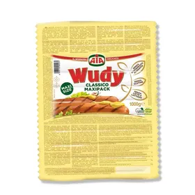 Aia Wudy Λουκάνικα Κοτόπουλο & Γαλοπούλα Ιταλίας Τύπου Φρανκφρούτης  Maxi  1kg.