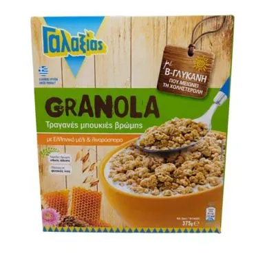 ΓΑΛΑΞΙΑΣ GRANOLA ΜΕ ΕΛΛ. ΜΕΛΙ 375ΓΡ.