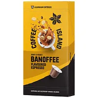 COFFEE ISLAND Καφές Espresso με γεύση Banoffee 10 κάψουλες συμβατές με μηχανή Nespresso 52g