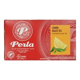 PERLA BEVERAGES Τσάι Μαύρο με Λεμόνι 20x1.5g