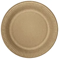 Πιάτα Χάρτινα Kraft Μεσαία 20cm 10τεμ