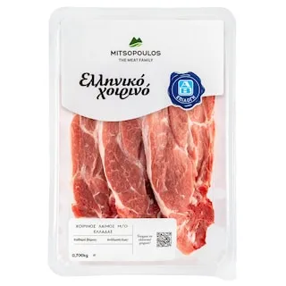 EXCLUSIVE AB Χοιρινός Λαιμός Με Οστό Ελληνικός 700g