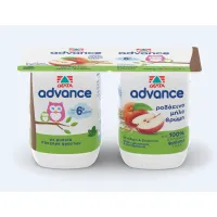 Επιδόρπιο Γιαουρτιού Μήλο Ροδάκινο & Βρώμη Advance Δέλτα 2x140g