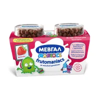 FRUTOMANIACS επιδόρπιο φράουλα ή μπανάνα με σοκολατομπιλίτσες 2x140γρ.