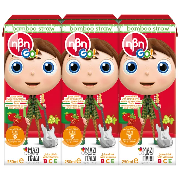Χυμός ΗΒΗ Go! Red 6Pack 250ml