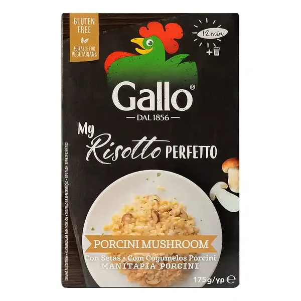 Gallo Ρύζι Risotto Pronto Μανιτάρια Porcini 175γρ.